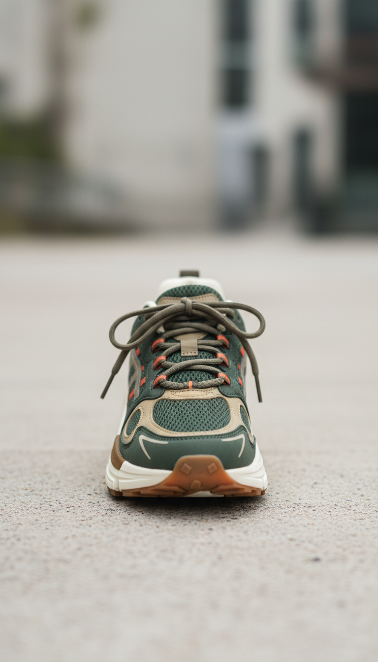 Zapatilla running urbana con malla transpirable