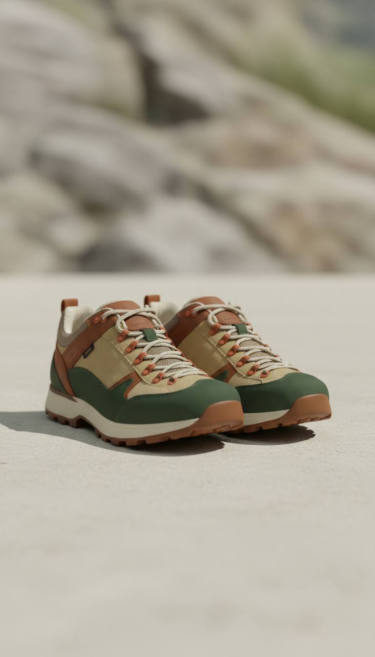Zapatilla trekking técnica con refuerzo impermeable
